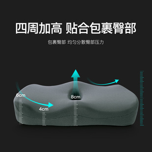 椅子坐垫慢回弹记忆棉美臀垫 办公室加厚坐垫沙发椅子垫屁股垫详情6