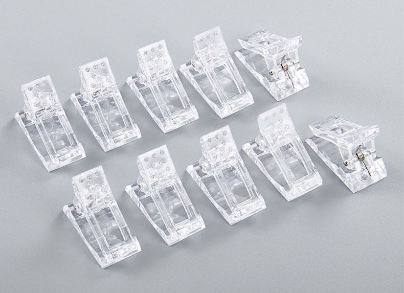 美甲水晶夹延长胶甲模固定夹甲片定形夹稳固甲片夹不起翘指甲工具详情10