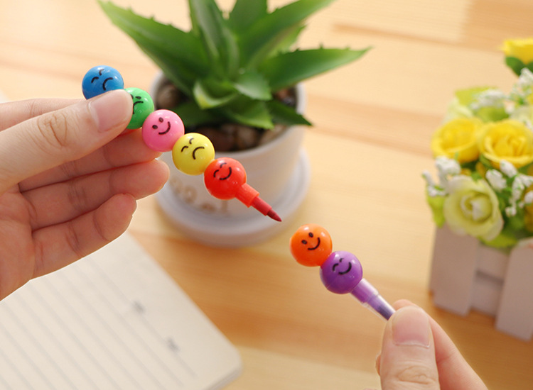 Creative 7-section Expression sugar-coated haws, pencils, crayons, student pencils, stationery, school supplies wholesale manufacturer pic 5