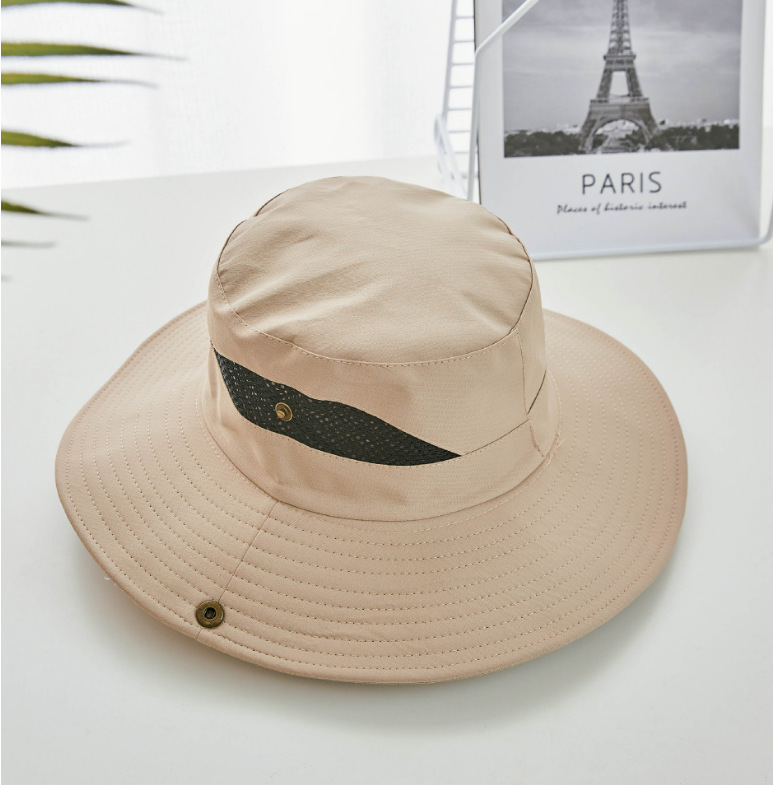 Custom-made sun hats with logos, fisherman hats for fishing, sun protection, breathability, outdoor large brims, cross-border mountaineering hats with logos pic 14