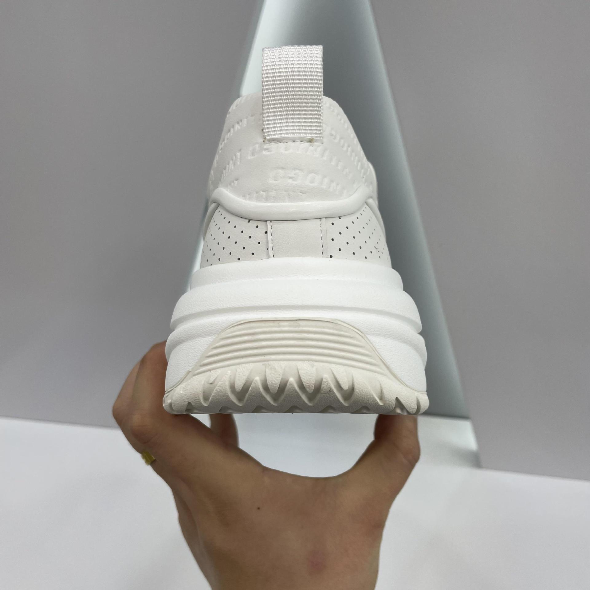 秋季新款男鞋系带低帮跑步鞋潮流鞋子增高印花时尚透气老爹鞋软底详情11