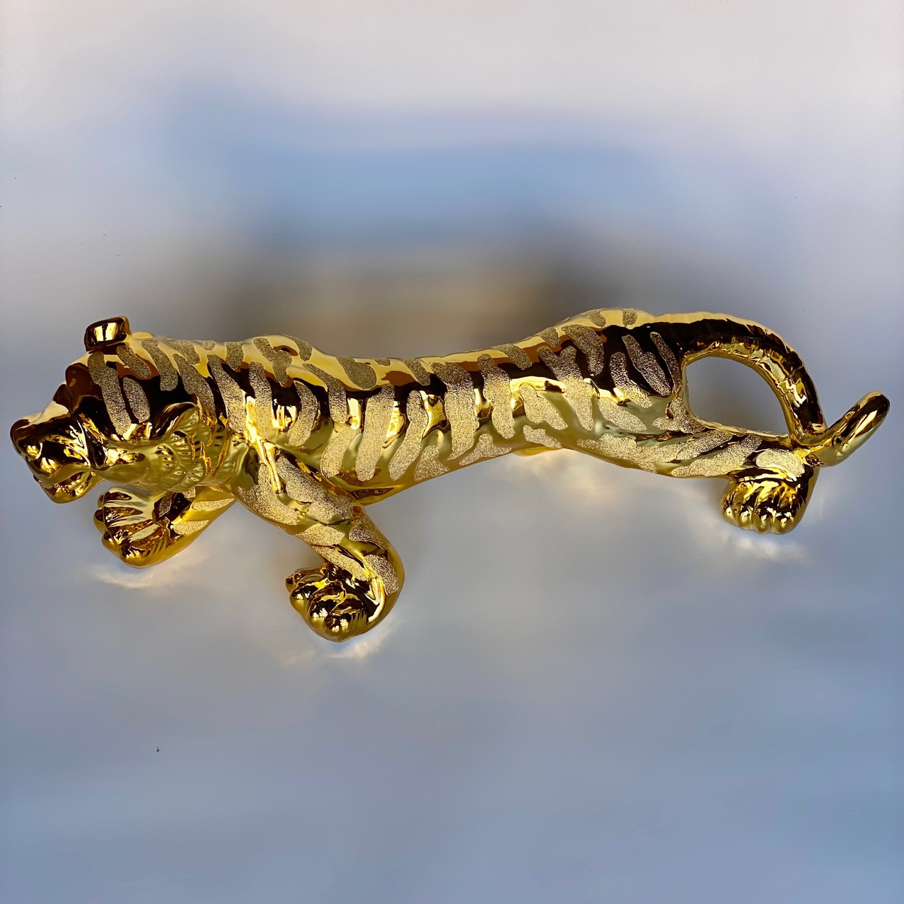 Tiger Ceramic handicrafts, golden electric tiger, tiger handicrafts and ornaments pic 5