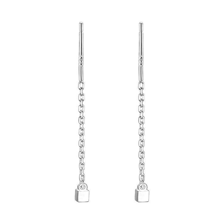 The small square ear moldings are a trendy and niche design for women on Instagram, exuding a sense of sophistication. The 925 silver ear moldings are versatile and personalized earrings pic 7