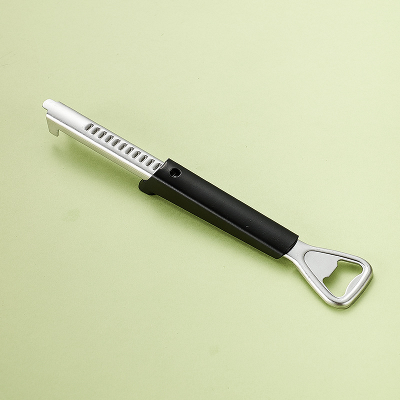 Stainless steel can opener, household effortless can twister, kitchen beer bottle opener, multi-purpose beer opener pic 3