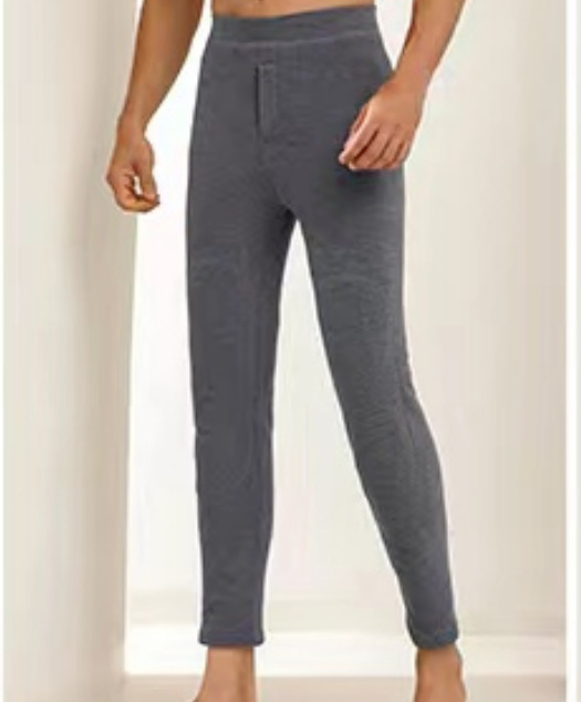 [camel jumbo grueso] pantalones de invierno para hombres pantalones calientes de cintura alta pantalones de protección contra el frío pantalones de algodón con fleece y engrosamiento polainas calientes pic 10