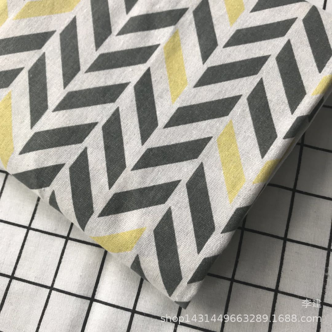 Jianxiang Textile Factory supplies linen printed Nordic-style tablecloths, cushions, aprons and storage bags, which can be made into PE film pic 37