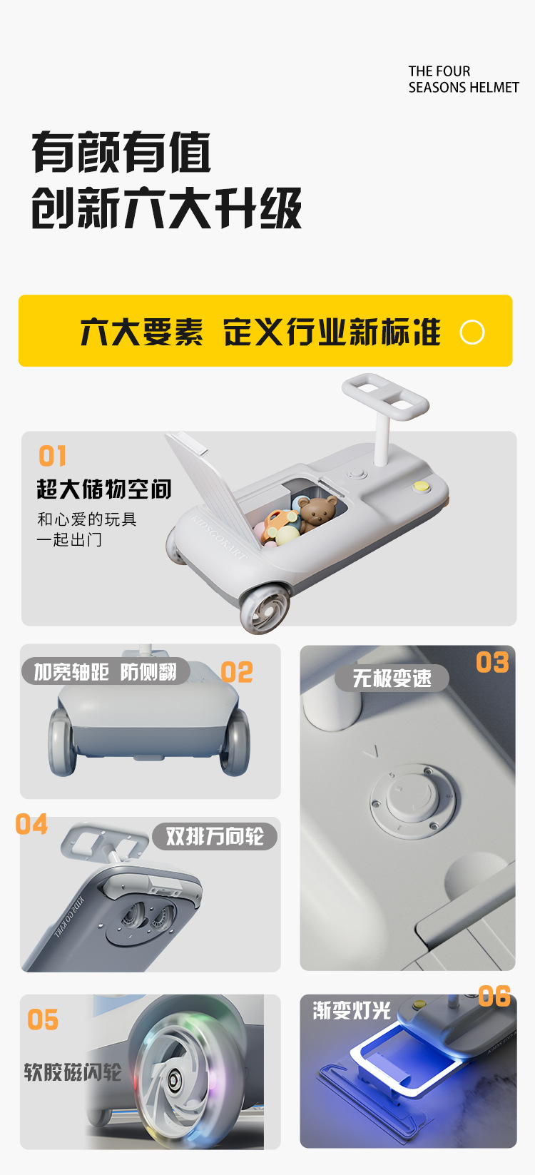 儿童迷你卡丁车儿童拖地车儿童kidscleancar电动车清洁车扭扭车玩详情3