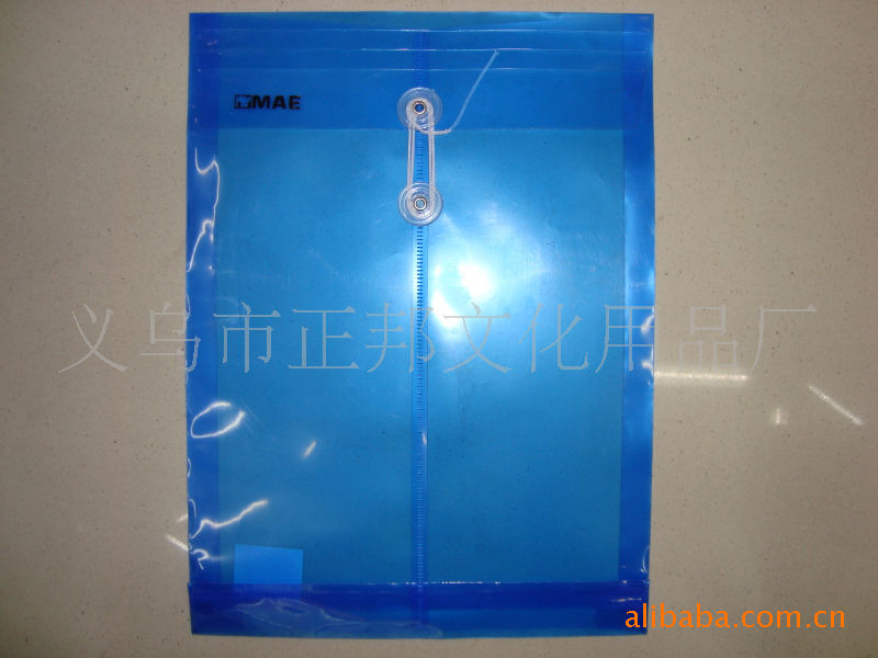 Factory wholesale PP plastic three-dimensional snap bags for materials, archives, files, and learning and office supplies. Customized storage available pic 7