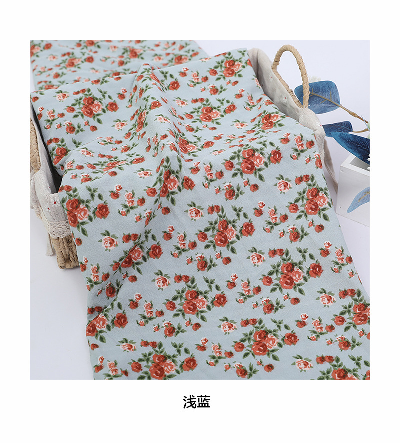 Black printed fabric, fashionable floral print dress, Hanfu, bubble pattern fabric, polyester Austrian stripe chiffon, half-life skirt fabric pic 10