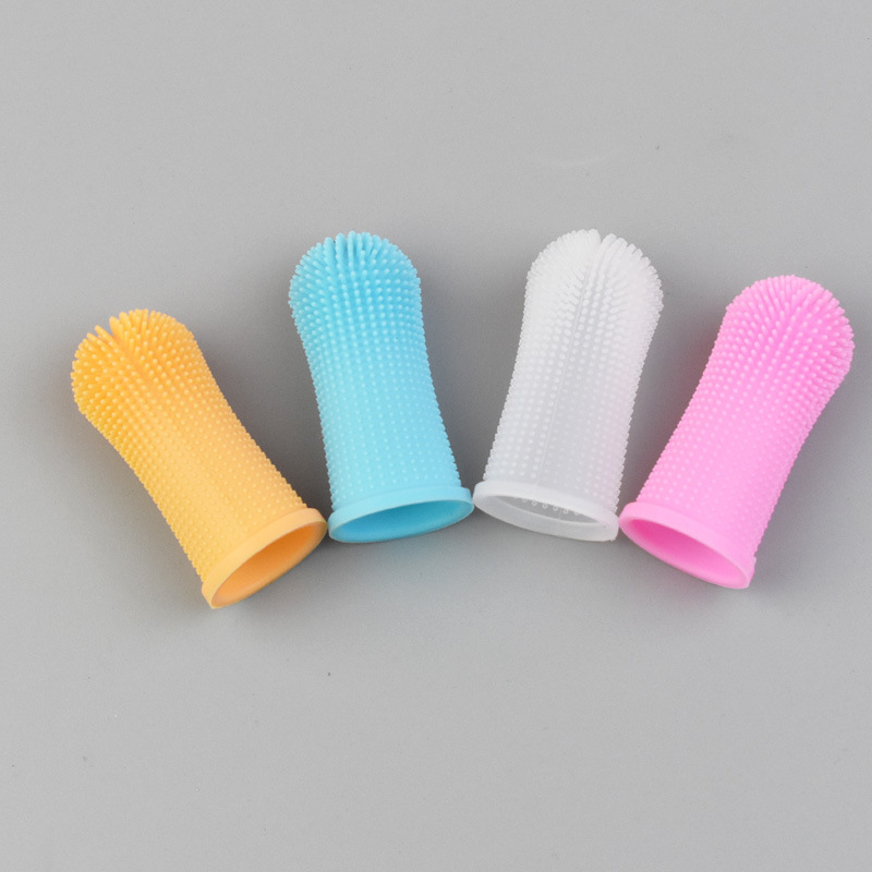 Pet cleaning products: Safe and durable silicone finger cots, dog oral cleaning, pet finger toothbrushes pic 9