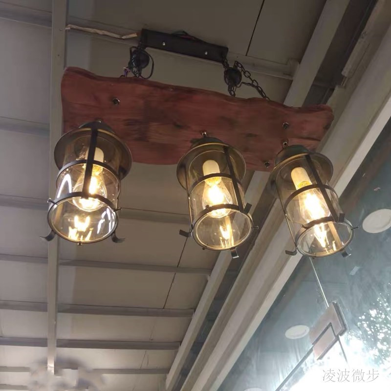 工业风吊灯美式乡村漫网咖啡餐厅酒吧吧台美式吊灯复古吊灯创意灯详情6