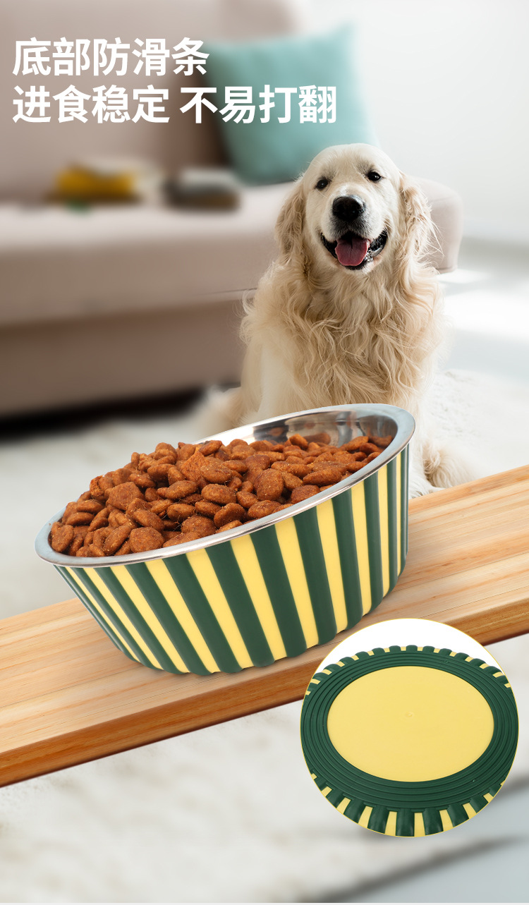 跨境狗碗宠物碗猫碗猫咪狗狗饮水狗盆防滑喂食狗食盆宠物用品详情5