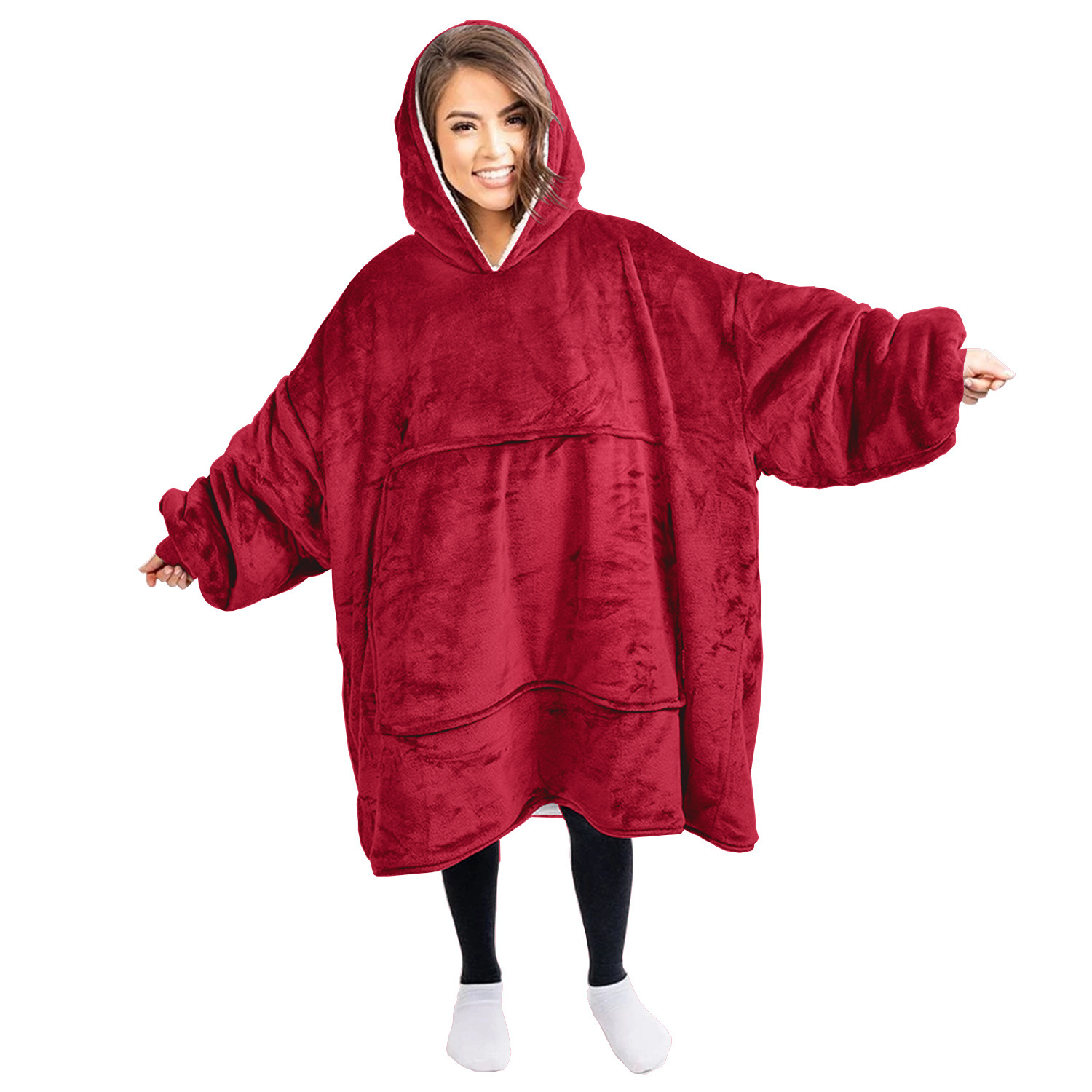 Europa y Estados Unidos comercio exterior ropa de hogar impresión digital 3D otoño invierno navidad caliente flock algodón una pieza padre hijo pijama sudadera pic 26