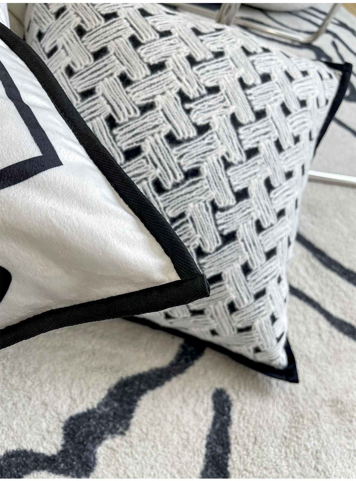 跨境亚马逊家居客厅沙发靠枕床头靠垫背ins风现代简约沙发抱枕套详情23