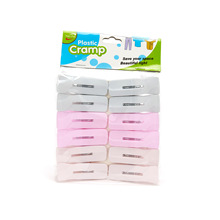 【厂家直销】半连体塑料夹子晾衣架衣服晾衣夹家用防风晾晒夹衣夹详情3