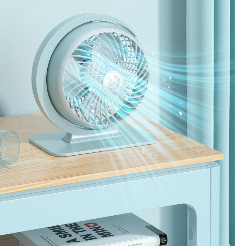 新款台式风扇迷你便携充电USB家用宿舍大风力办公室静音礼品0822详情18