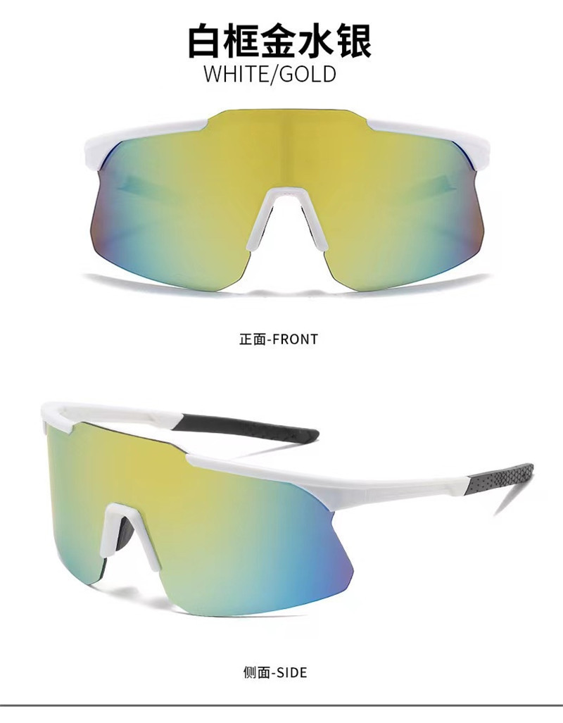 Outdoor mountain climbing and cycling protective sunglasses for men, mercury reflective sports running windproof, cycling eye protection sunglasses for women pic 25