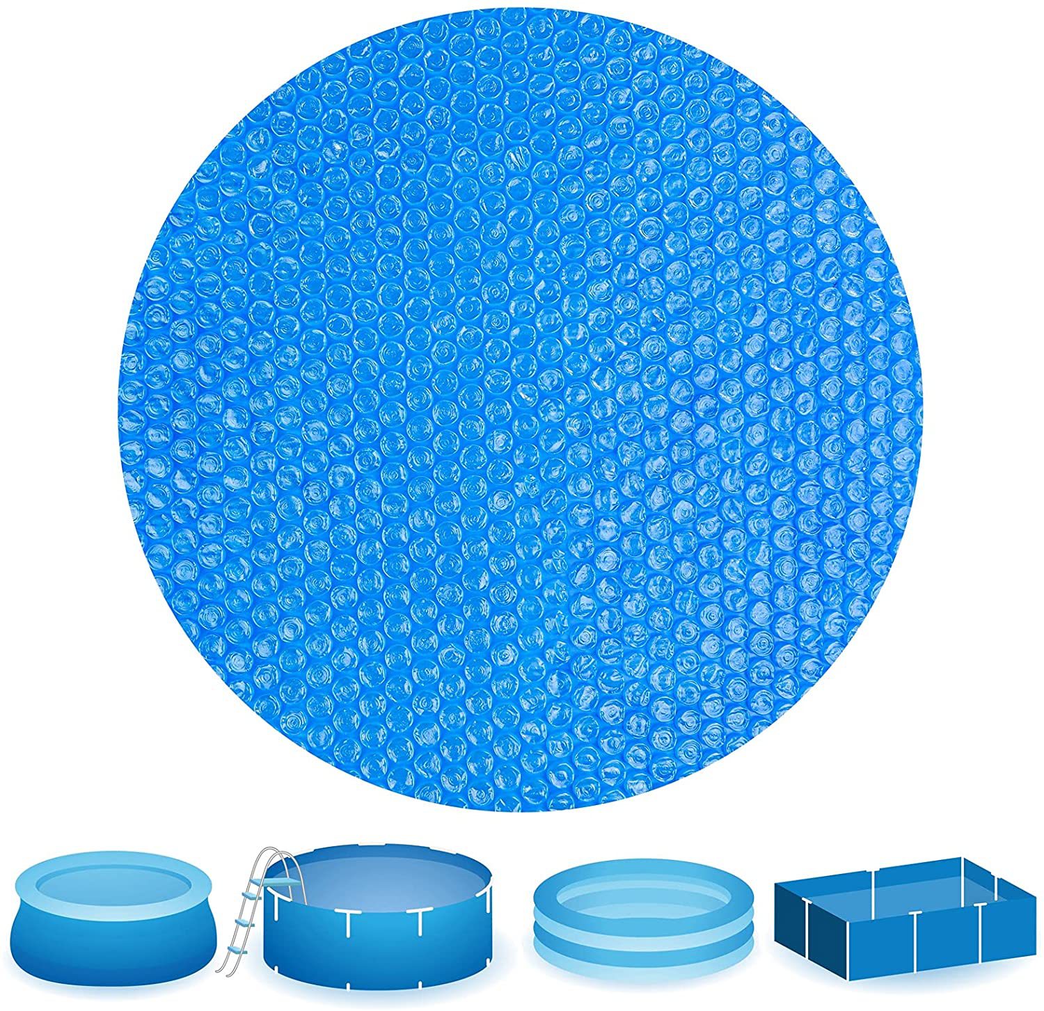 swimming pool cover outdoor swimming pool protective film insulation cover Swimming Pool cover bubble wrap pad pic 5