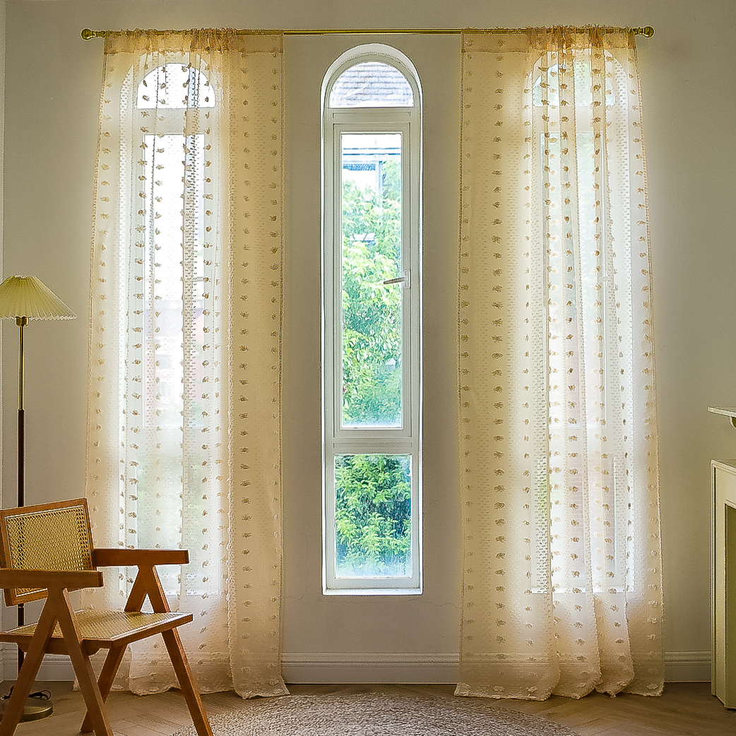 Cross-border best-selling Instagram influencer finished yellow niche light and thin window screen for living rooms and bedrooms. Manufacturer pic 4