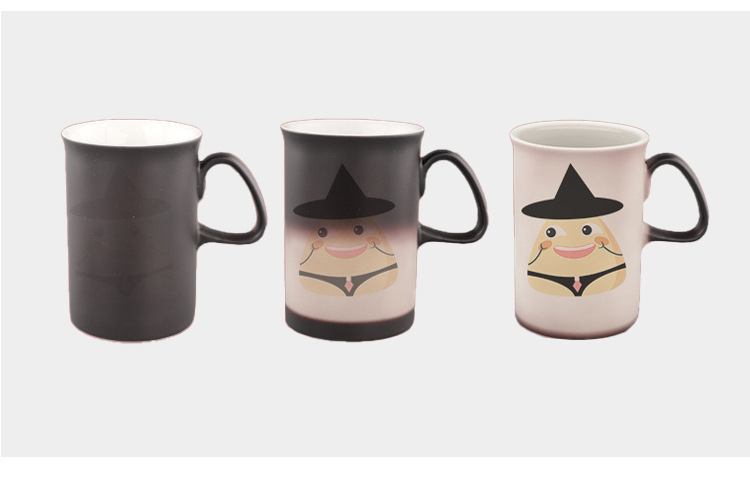Heat transfer printing cups, color-changing ceramic cups, DIY photos, logo blank, heat sublimation reverse mouth magic cups wholesale pic 18