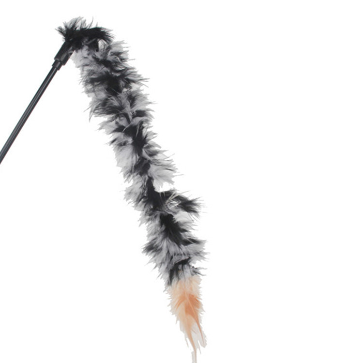 Two-color feather cat toys, wool strips, cat toys, interactive biting, self-entertainment pet products, cross-border bestsellers pic 41