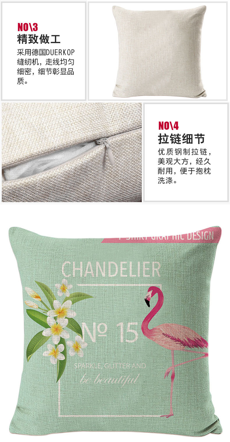 Cool Cat Pillowcase, linen cushion cover, car sofa waist pillow core, Pillow Custom animal new style pillow pic 15