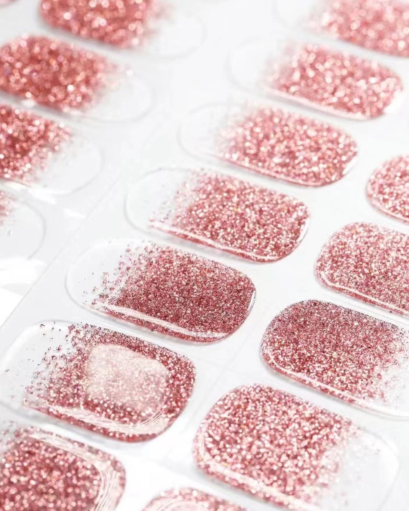 Cross-border UV gel nail patches, semi-cured semi-baked light therapy nail patches, nail oil film light nail patches factory direct sales pic 13