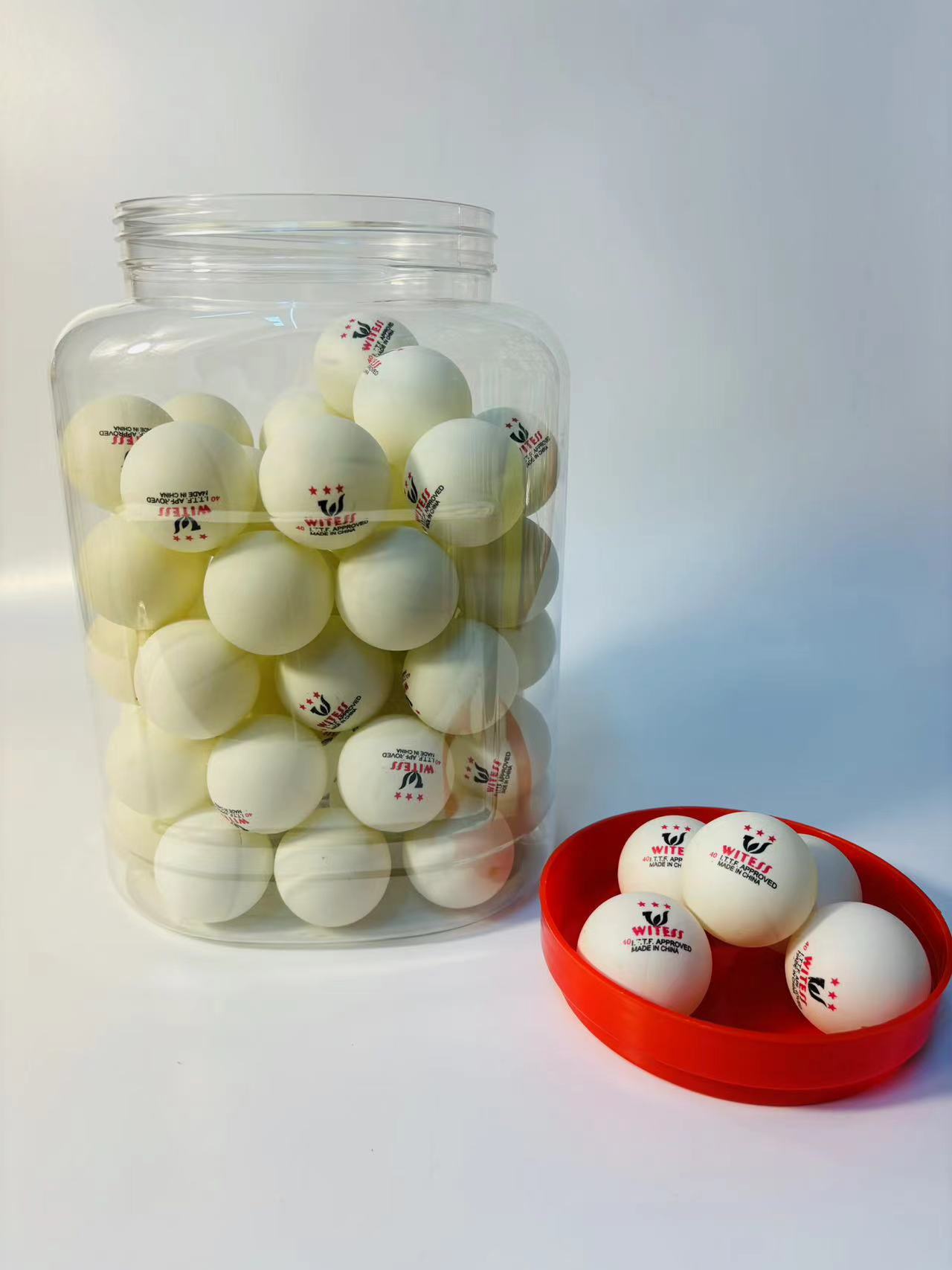 乒乓球桶装三星比赛室内外训练40+新材料乒乓球60只桶装WITNESS详情3