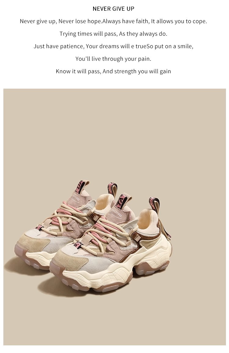 欧货真皮增高老爹鞋女小众2024秋冬新款百搭鞋子女休闲厚底运动鞋详情18