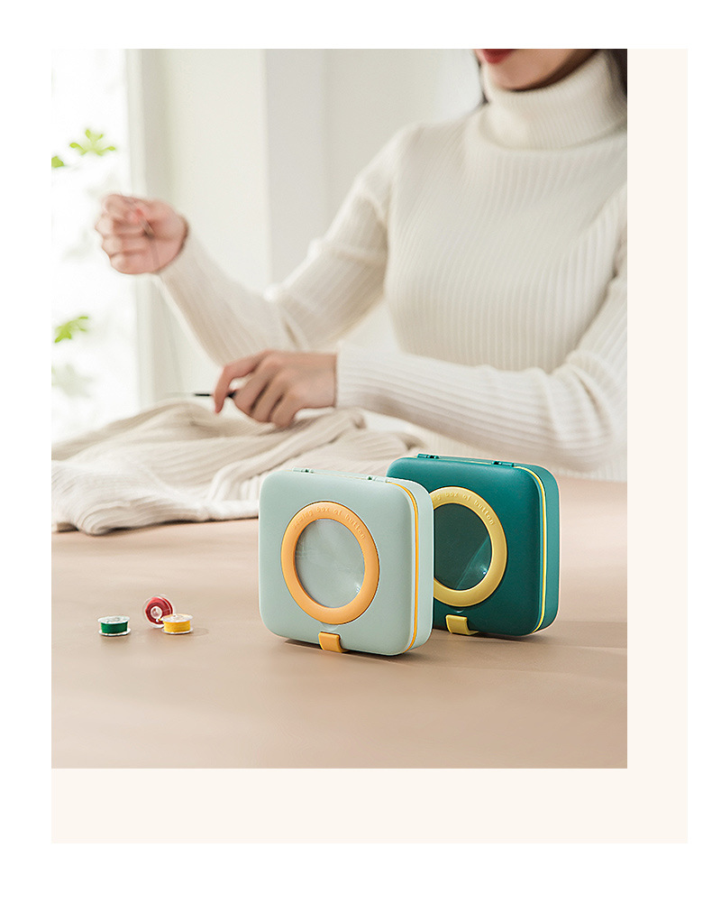 Selected sewing box, home set, small sewing tools for dormitories, portable sewing bag, sewing needle and thread storage box pic 19