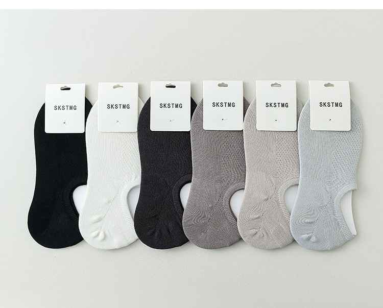 袜子地摊一件代发袜子男夏季薄款隐形袜 防臭吸汗网眼透气男士船袜 诸暨男袜一件代发详情20