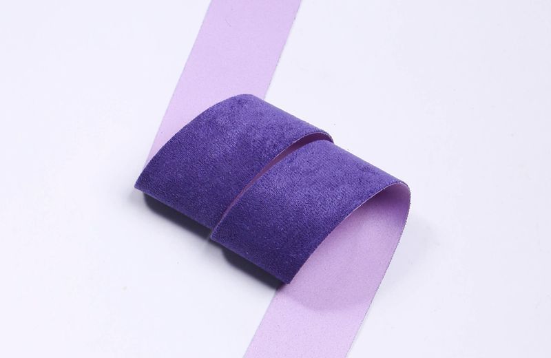 Single-sided solid-color Chenille webbed DIY bow hair accessory, pet chest lead, floral shoes, floral top hat, deerskin strap pic 7