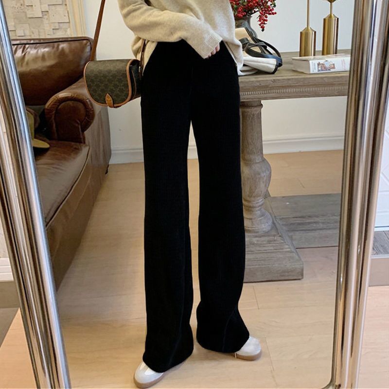 Chenille pantalón de deporte mujer slim 2023 nuevo primavera verano holgada casual pantalones de baño bundles pies harun pana cordura pic 25