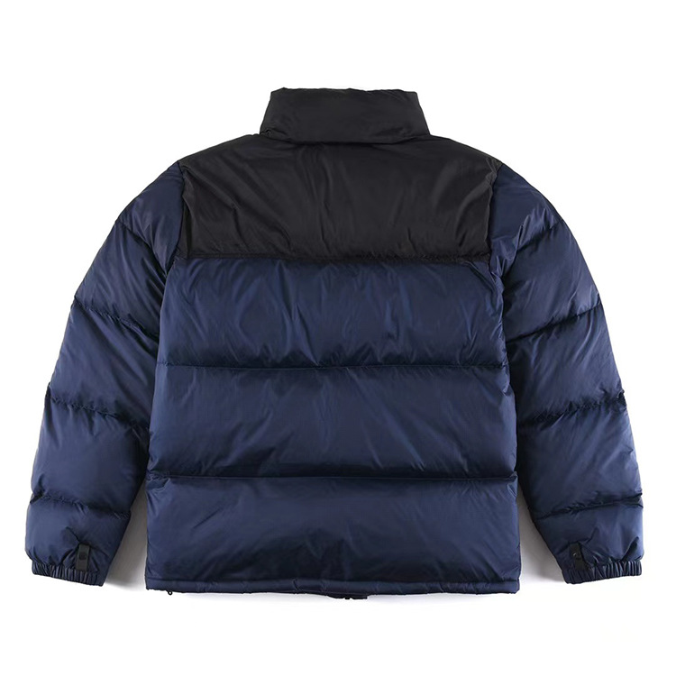 1996 hombre multicolor abajo chaqueta con capucha corto cuello de pie tendencia de moda casual cómodo abrigo 23 años venta caliente pic 16