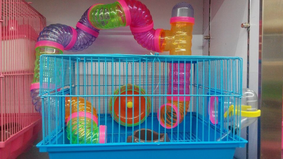 供应仓鼠笼 铁笼 塑料笼 金属鸟笼 宝杰宠物用品详情8