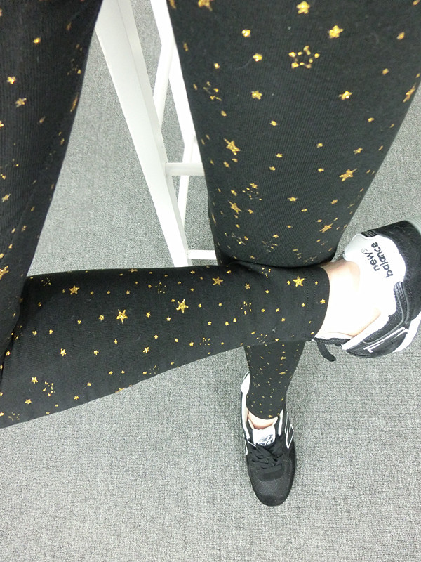 The new basic slimming style from Dongdaemun, South Korea, featuring star-studded nine-inch skinny leggings pic 54