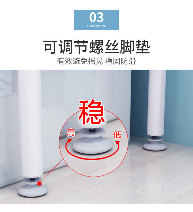 卫生间免打孔置物架浴室收纳架洗手间坐便器落地马桶架洗衣机架子详情9