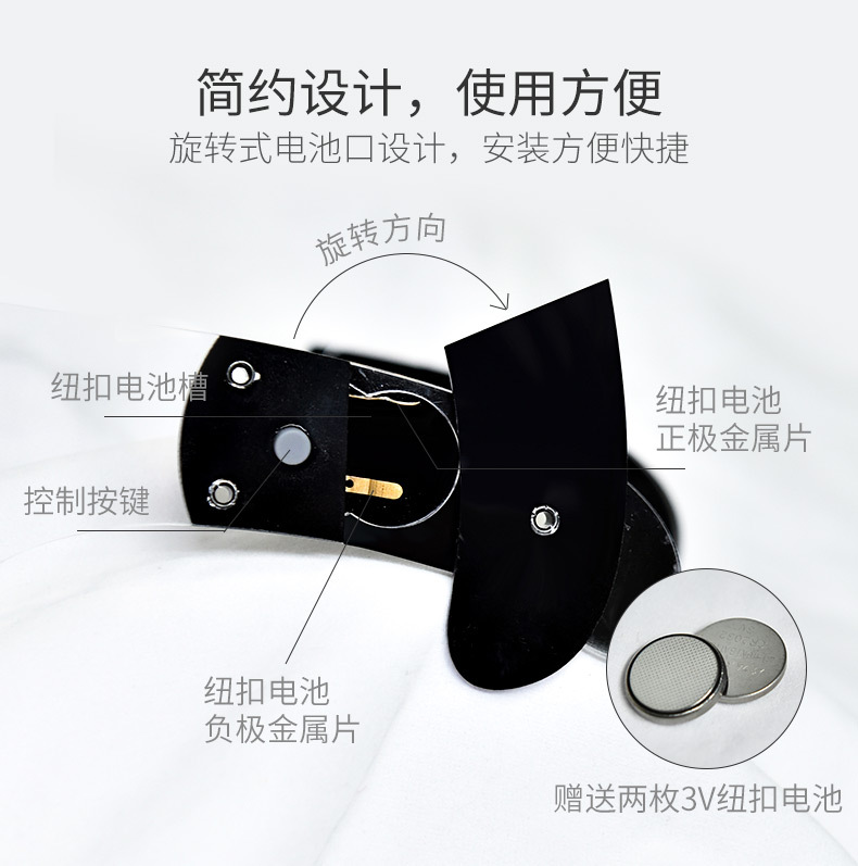 亚马逊LED灯发光眼镜潮未来科技感抖音同款酒吧蹦迪爆闪充电眼镜详情23