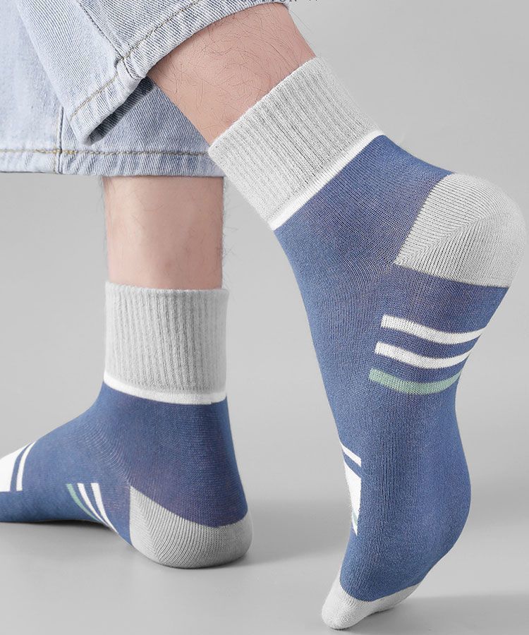 袜子男中筒纯棉防臭透气夏季全棉运动袜夏天男生袜子详情10