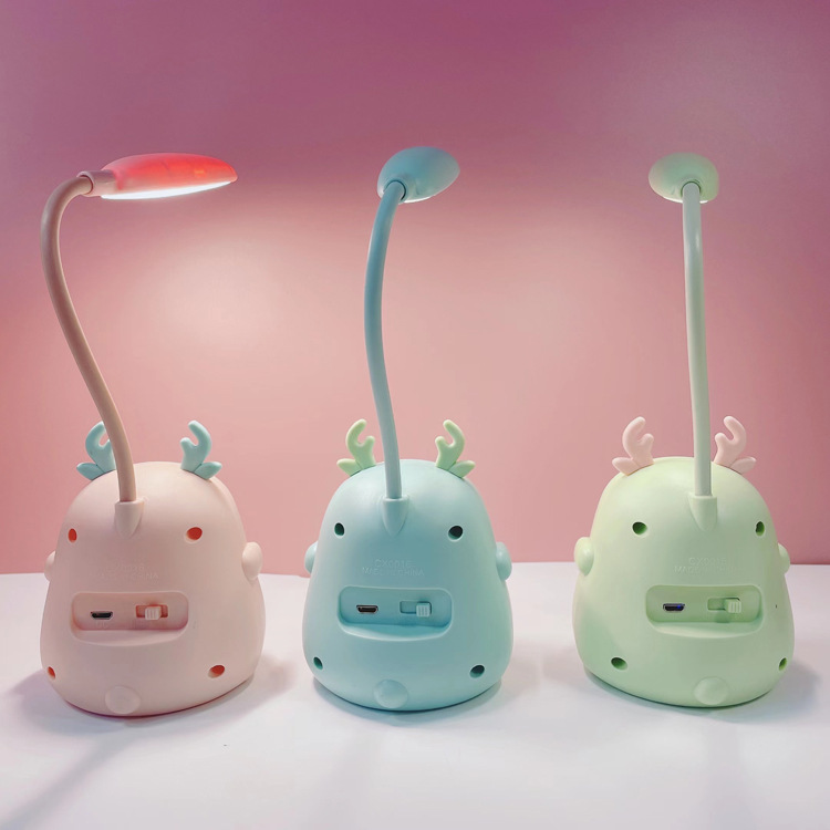卡通USB企鹅台灯桌面学习台灯阅读灯床头灯学生礼品灯折叠LED台灯详情24