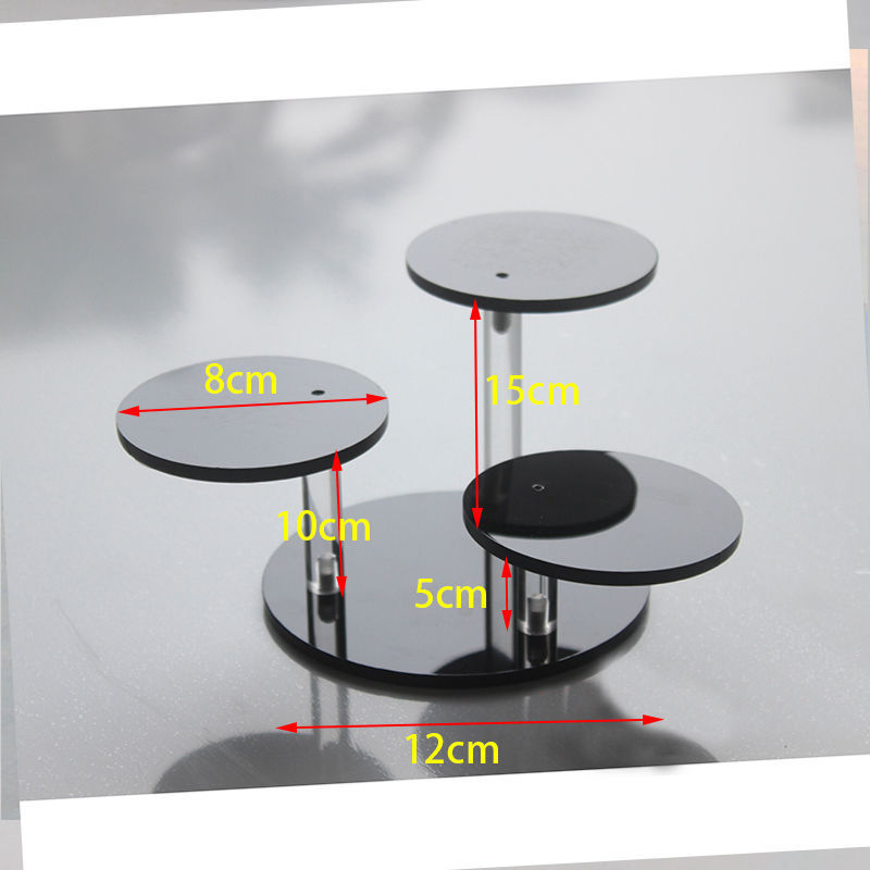 透明亚克力手办架多层方形化妆品香水公仔古玩展示首饰摆件展架详情17