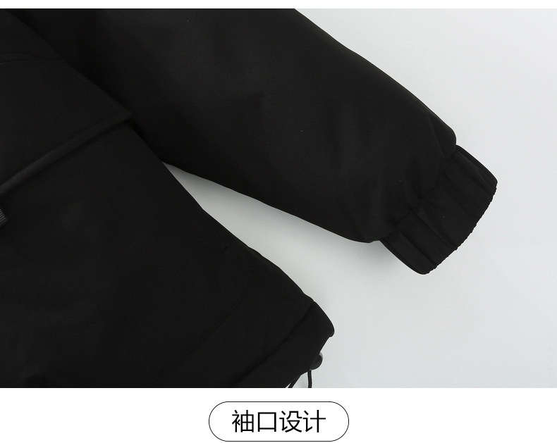 Workwear abajo chaqueta hombre 2023 nuevo otoño invierno protección contra el frío espesamiento golpear color patchwork marca de humedad pato blanco abajo ropa de invierno pic 33