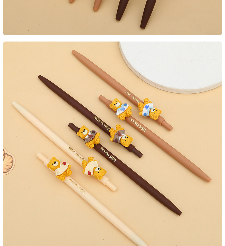 Midsails stationery 2650 cute bear lápiz automático dibujos animados niños moe pet shape actividad lápiz al por mayor pic 13