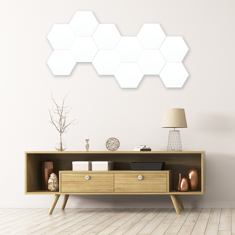 新款蜂窝六角边形拼接灯触摸壁式床头led小夜灯氛围装饰暖光灯详情17