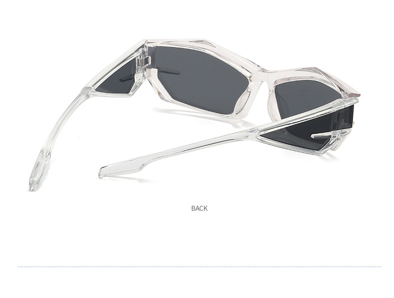 2022 New European and American futuristic tech sunglasses Y2K street style fashion show sunglasses, cross-border heterosexual sunglasses pic 13