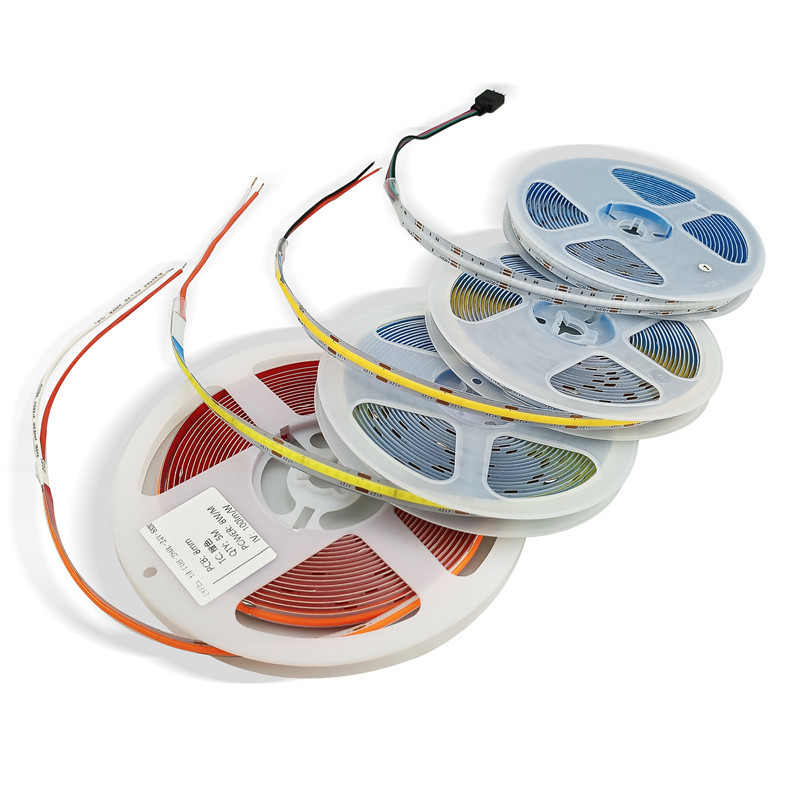 COB light strip self-adhesive 12V24v low-voltage 8mmLED home decoration flexible display cabinet decoration special linear soft light strip pic 7