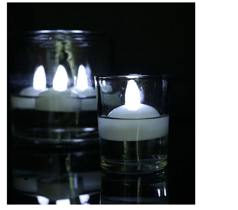 浮水电子蜡烛灯led防水柔光浪漫婚礼鱼缸美容院装饰批发入水即亮详情12