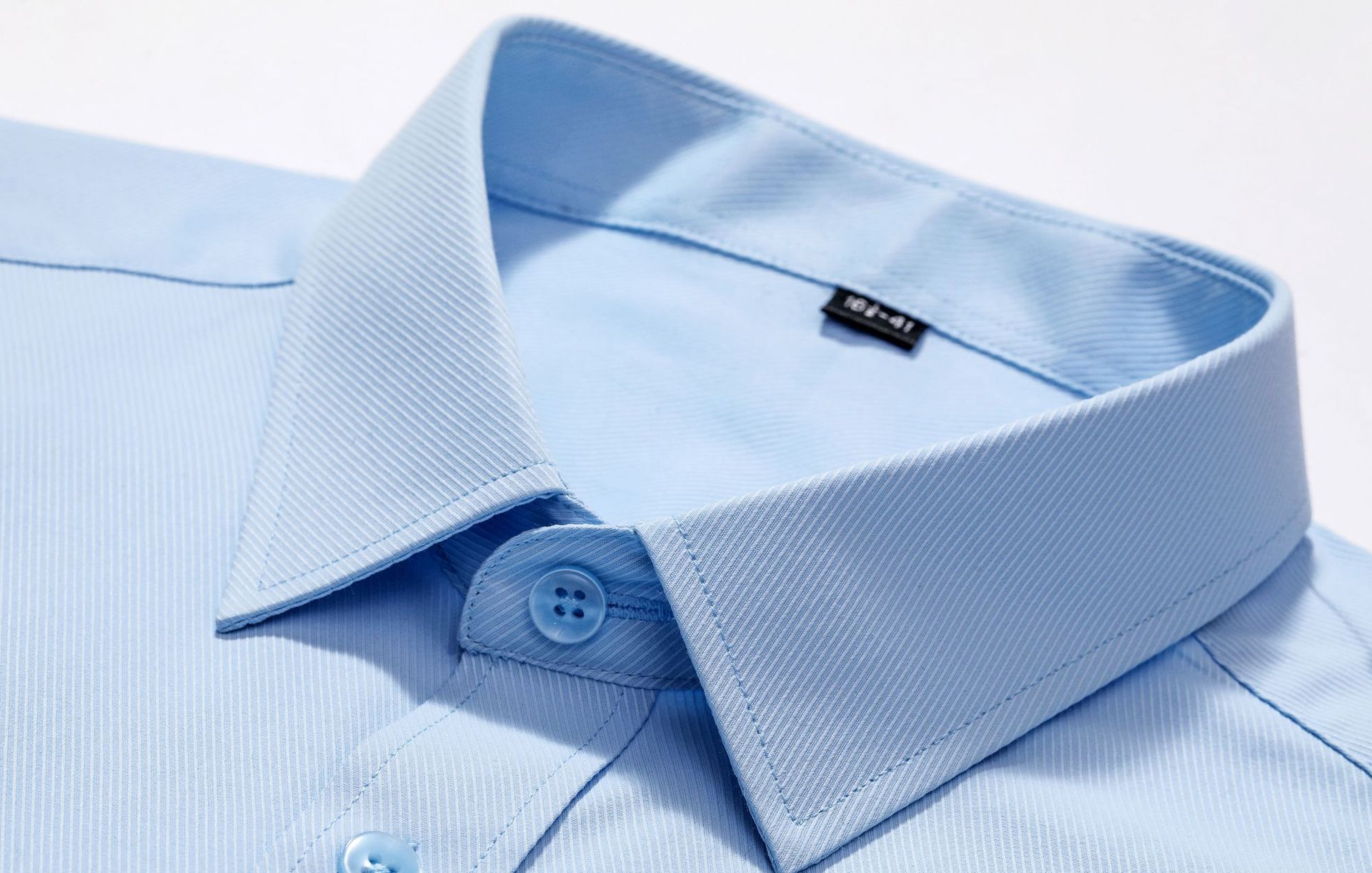 Factory direct supply of long-sleeved white bamboo fiber shirts for men, blue workwear no-iron fitted shirts for women, both men and women pic 79