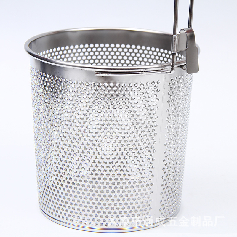 Factory direct sales of new stainless steel perforated steel plate, Fenli Spicy Hot pot rice noodles, scooping spoon for cooking and scooping noodles pic 8