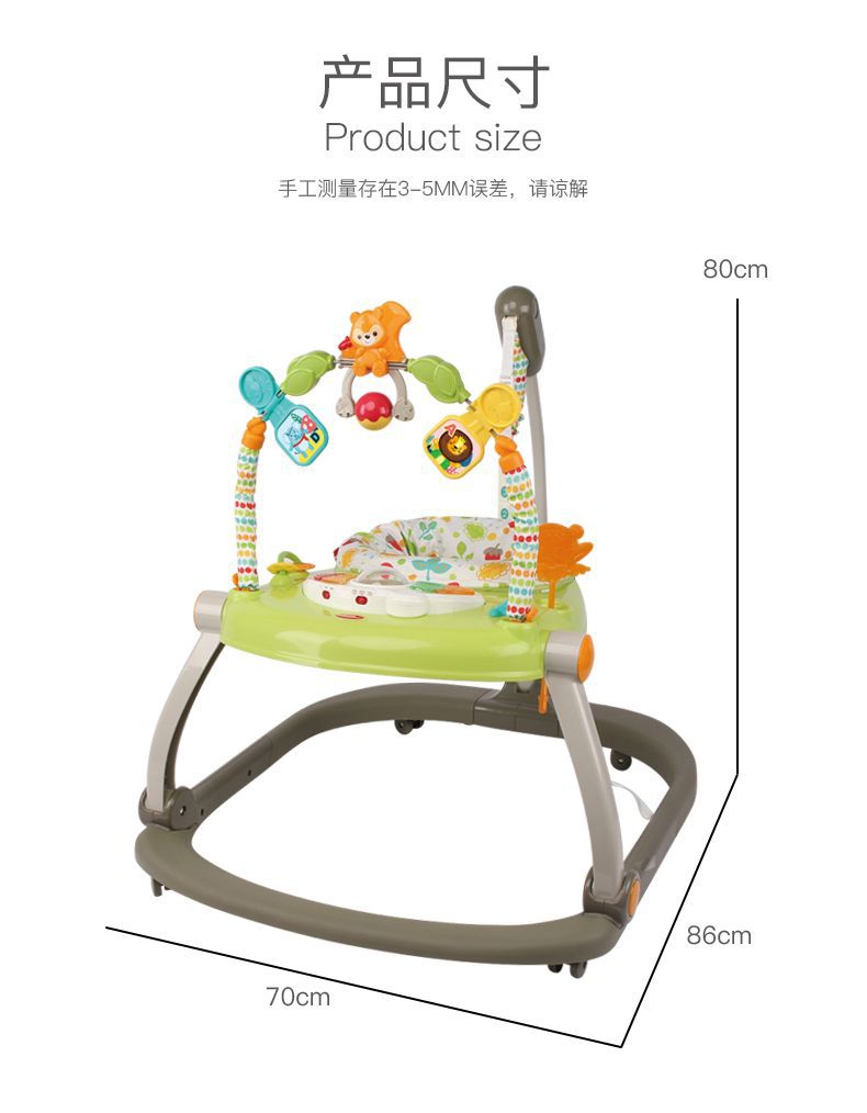 宝宝助步车防o型腿多功能防摔跤防侧翻平衡可坐手推车婴儿学步车详情9